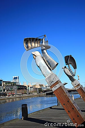 Yarra River,Melbourne Editorial Stock Photo