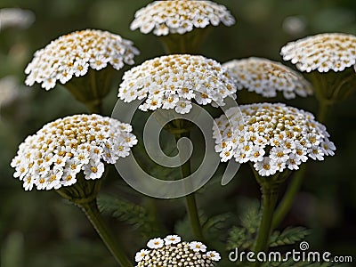 Yarrow (Achillea millefolium) Stock Photo