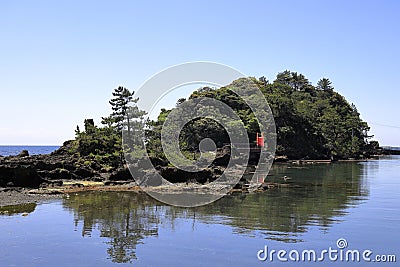 Yashima and Kyojima in Sado island Stock Photo