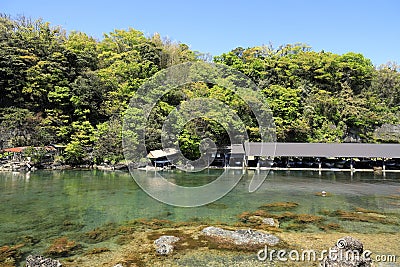 Yashima and Kyojima in Sado island Stock Photo