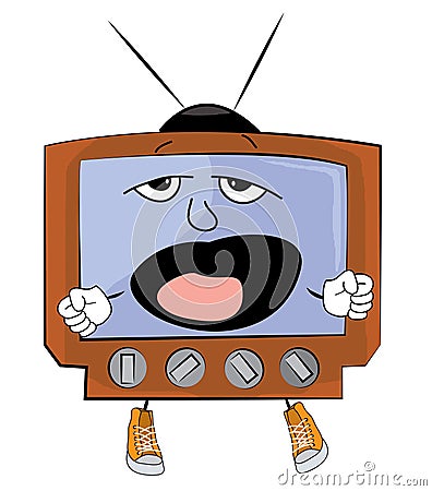 Yawning Tv cartoon Cartoon Illustration