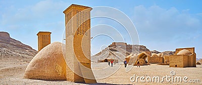 Zoroastrian burial complex, Yazd, Iran Editorial Stock Photo