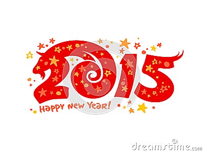 2015 year design. Vector Illustration