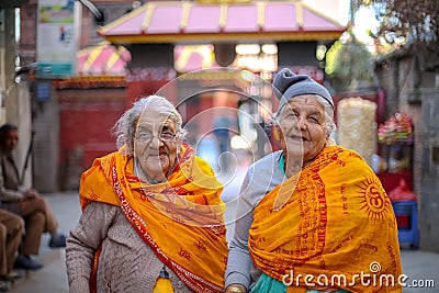 100 year old Happy Asian Elderly Women Editorial Stock Photo