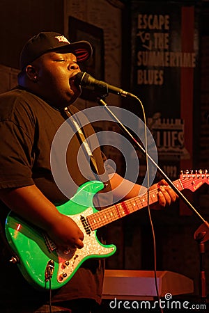 15-years old bluesman Christone Kingfish Ingram Editorial Stock Photo