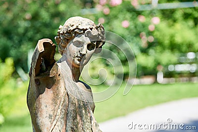 Botanical garden of SeÅ¾ana, 19th century, Slovenia Stock Photo