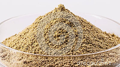 Yeast Extract Powder, a waste product from brewing that contains high concentrations of yeast and is often used in the food Stock Photo