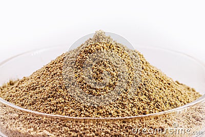 Yeast Extract Powder, a waste product from brewing that contains high concentrations of yeast and is often used in the food Stock Photo