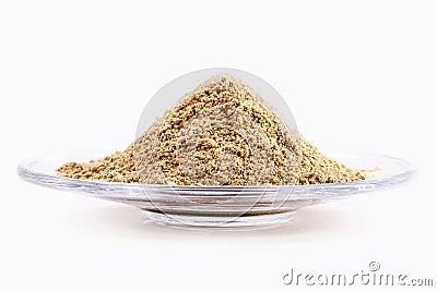 Yeast Extract Powder, a waste product from brewing that contains high concentrations of yeast and is often used in the food Stock Photo