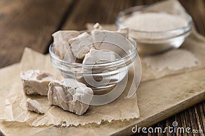 Yeast (fresh and dried) Stock Photo