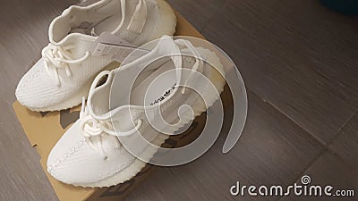 Yeezy Boost 350 v2 Editorial Stock Photo