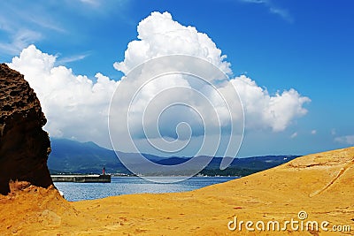 Yehliu geopark Stock Photo