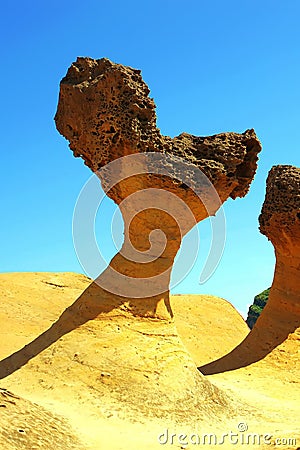 Yehliu geopark Stock Photo