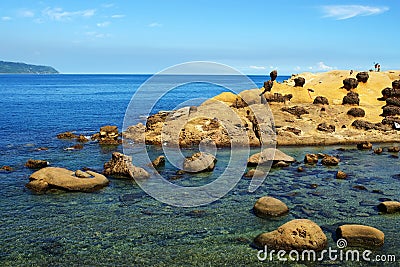 Yehliu geopark Stock Photo