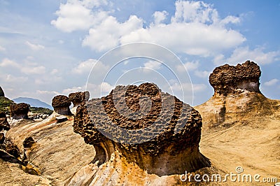 Yehliu Geopark Stock Photo