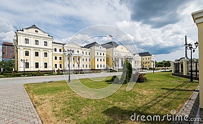 YEKATERINBURG, RUSSIA - JUNE 11, 2016: Residence of the Plenipotentiary representative of the President of Russian Federation in Editorial Stock Photo