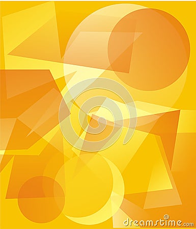Yellow background Vector Illustration
