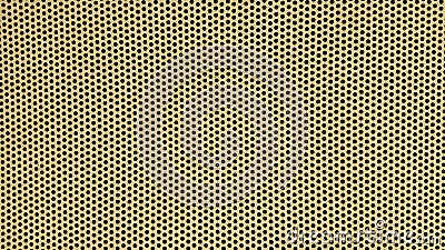 Yellow background with black dots Stock Photo