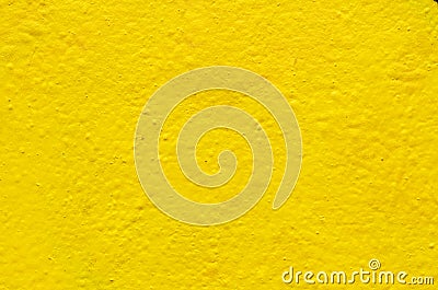 Yellow background on the cement wall Stock Photo