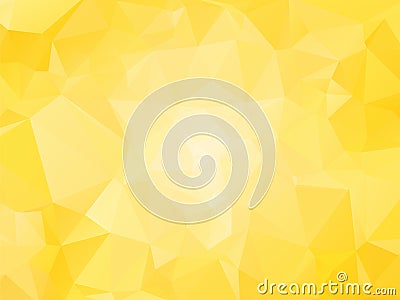 Yellow background with triagles Vector Illustration