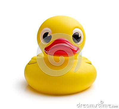 Yellow bath duck Stock Photo