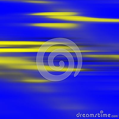 Blue yellow universe sky forms energy forms, abstract texture, graphics Stock Photo