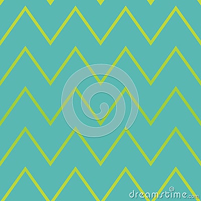 Yellow and Blue Zigzag pattern Vector Illustration