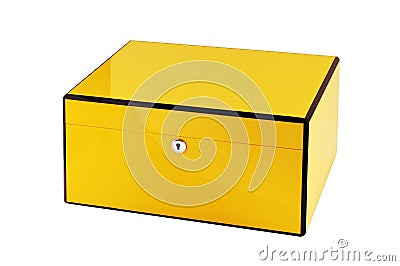 Yellow box Stock Photo