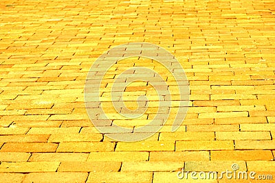 Yellow Brick Road Stock Photo