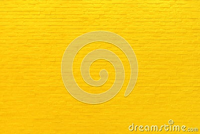 Yellow brick wall texture and background Stock Photo