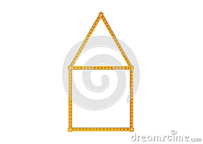 Yellow building Stock Photo