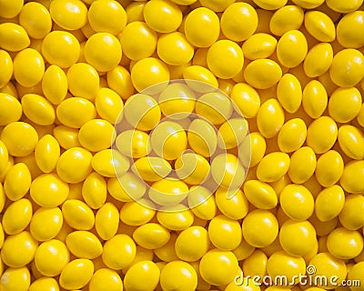 Yellow Candies Stock Photo