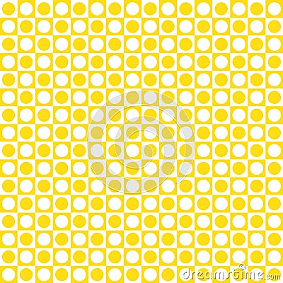 Yellow candy pattern checkerboard Vector Illustration