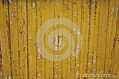 Yellow Chipped Wood Stock Photo