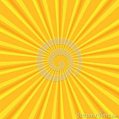 Yellow colored back pop art style background Vector Illustration