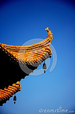 Yellow Crane Tower in Wuchang Stock Photo