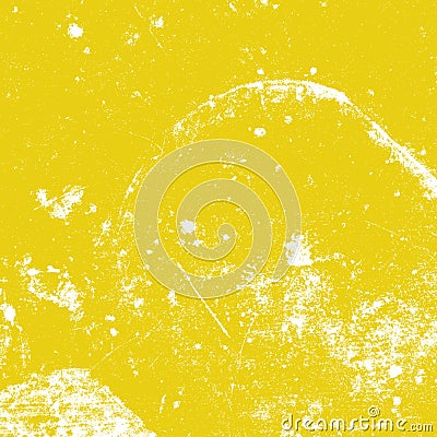 Yellow Distressed Texture Vector Illustration