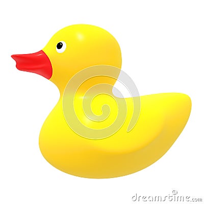 Yellow duck Stock Photo