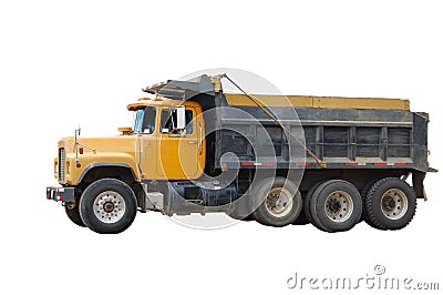 Yellow Dump Stock Photo