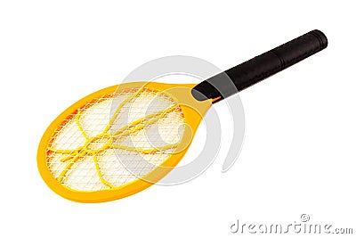 Yellow Electric Mosquito Repellent handle Stock Photo