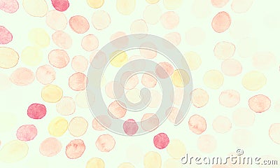 Yellow Exotic Autumn Pattern. Watercolor Garden Stock Photo