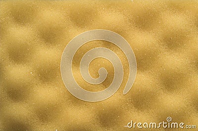 Yellow foam rubber texture Stock Photo