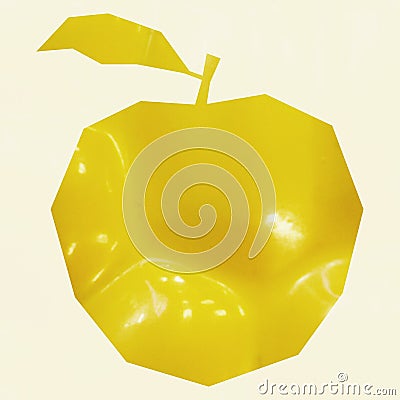 Yellow fruit-shaped Stock Photo