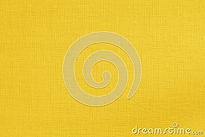 Yellow golden linen fabric texture background, seamless pattern of natural textile Stock Photo