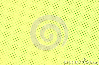 Yellow green halftone vector background. Micro halftone texture. Sparse dotwork gradient. Vibrant dotted halftone Stock Photo