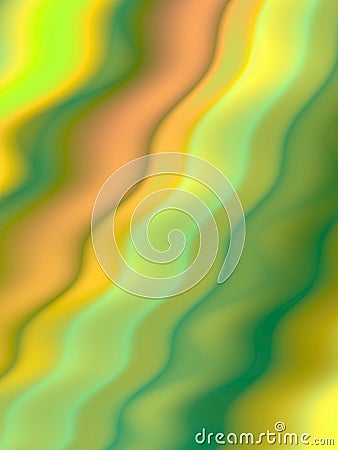 Green wave wallpaper graphic unusual design Stock Photo