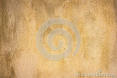 Yellow grunge cement wall, textured background Stock Photo