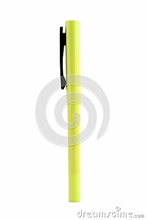 Yellow Highlighter Stock Photo