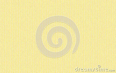 Yellow knitted background, seamless texture of cotton yarn. Vector Illustration