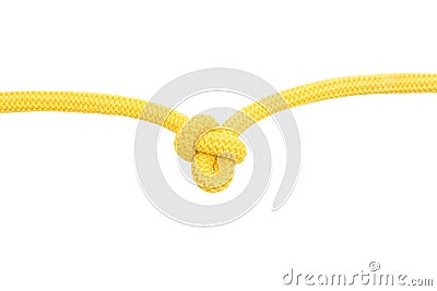 Yellow knot 2 Stock Photo